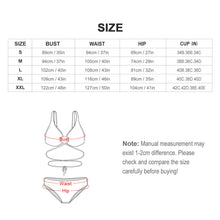 Cargar imagen en el visor de la galería, Bikini de Tiras Cruzadas Personalizado | Traje de Baño Sexy Ajustable
