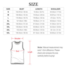 Cargar imagen en el visor de la galería, Camiseta sin mangas para hombre A66K personalizado con patrón foto texto (impresión de imágenes múltiples)
