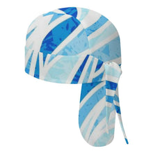 Cargar imagen en el visor de la galería, Cycling Headscarf Water ，wave ，blue Style 20cm

