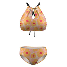 Cargar imagen en el visor de la galería, Bikini Triángulo Personalizado | Conjunto Halter Ajustable Copas Extraíbles
