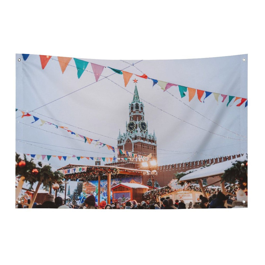 Bandera Personalizada con Foto | Resistente para Exterior e Interior