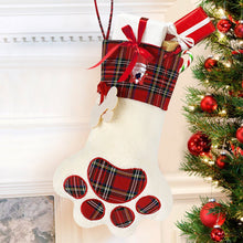 Cargar imagen en el visor de la galería, Honra a tu Mascota | Calcetín de Navidad Personalizado con su Foto
