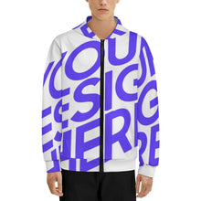 Cargar imagen en el visor de la galería, Sudadera con capucha y cremallera para adolescentes LM516 personalizado con patrón foto texto (impresión de imagen única)
