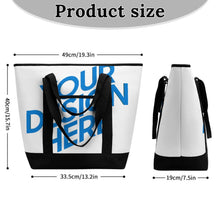 Cargar imagen en el visor de la galería, Bolsa Tote Térmica de Gran Capacidad XB0601064 personalizado con patrón foto texto (impresión de imagen única)
