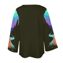 Cargar imagen en el visor de la galería, Blusa de Gasa Manga Larga Personalizada | Top Fluido S-5XL
