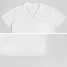 Cargar imagen en el visor de la galería, Polo Personalizado de Seda de Leche para Hombre con Bolsillo
