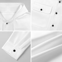 Cargar imagen en el visor de la galería, Chaqueta Camisa con Capucha Personalizable para Hombre
