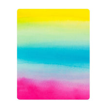 Cargar imagen en el visor de la galería, Car Sun Visor Clip Yellow &amp; Blue &amp; Pink Watercolor Style 10x8cm
