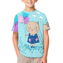 Cargar imagen en el visor de la galería, Camiseta Infantil de Algodón Personalizada con Foto o Dibujo
