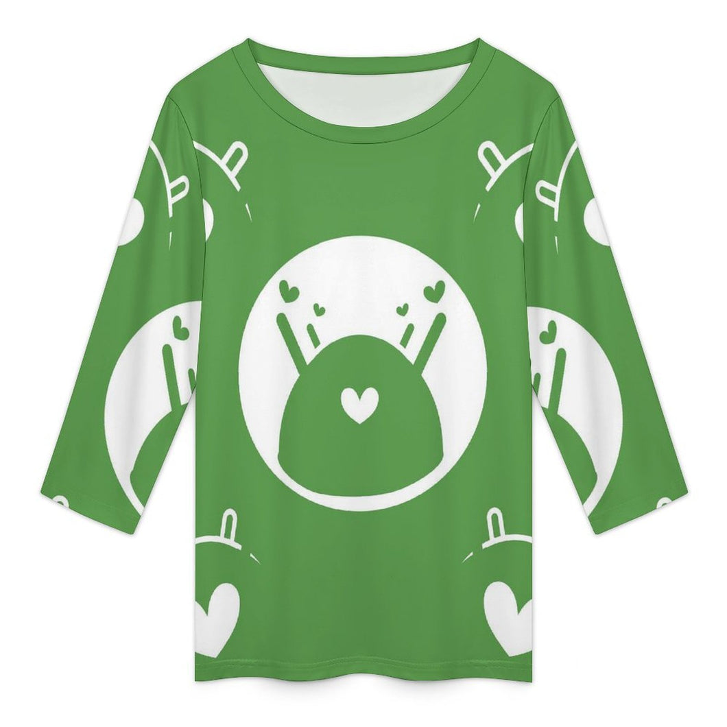 Camiseta Personalizada 3/4 de Seda de Leche | Regalo de Verano