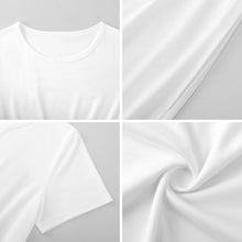Cargar imagen en el visor de la galería, Vestido Corto Personalizado con Manga Corta | Cuello Redondo &amp; Tu Diseño
