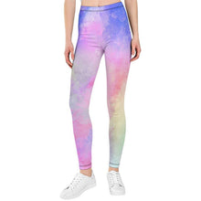 Cargar imagen en el visor de la galería, Yoga Pants Leggings Watercolor, Dreamy
