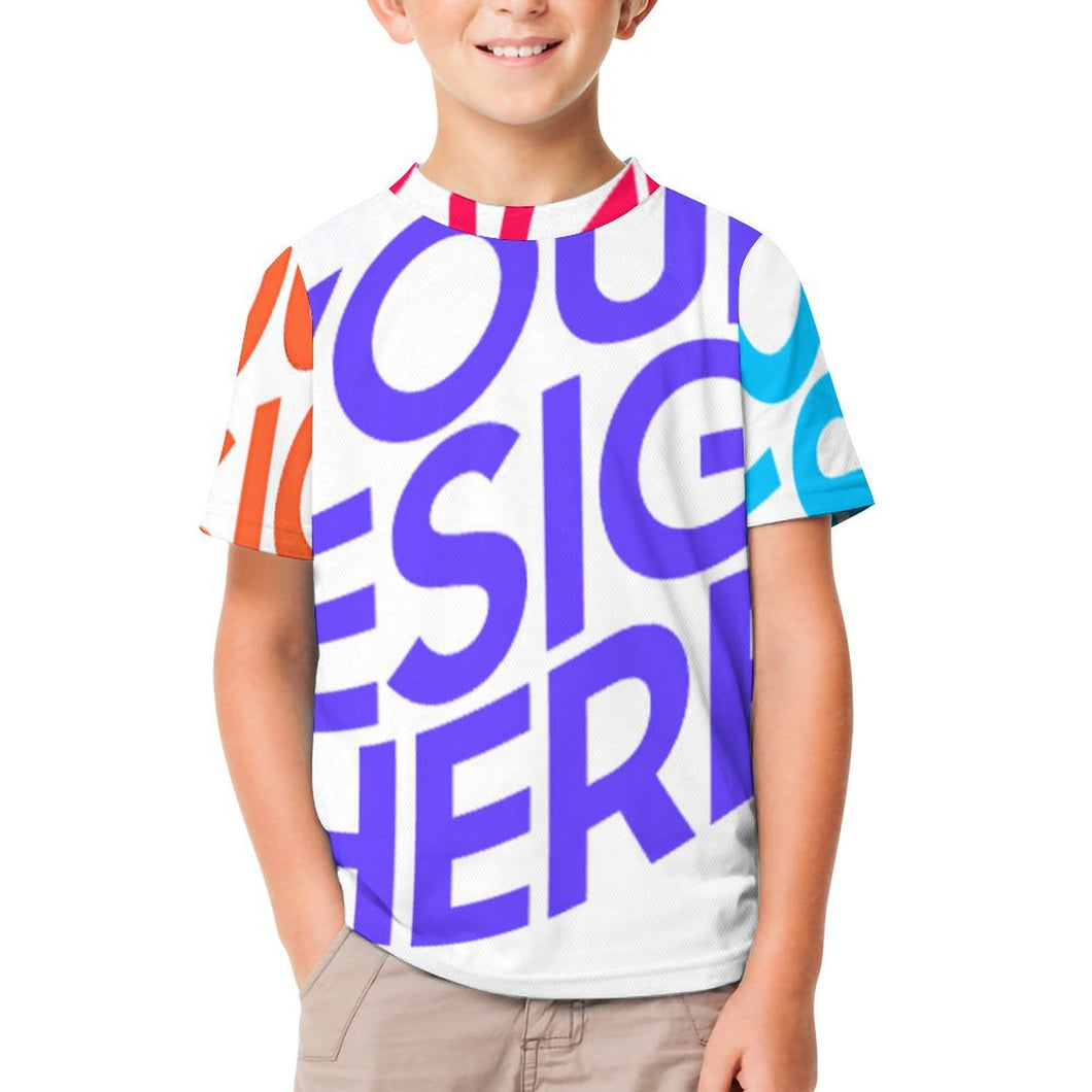 Camiseta infantil de algodón puro ET personalizado con patrón foto texto