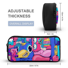Cargar imagen en el visor de la galería, Estuche Escolar Gran Capacidad Personalizado | Organizador Doble Cremallera
