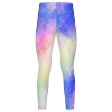 Cargar imagen en el visor de la galería, Yoga Pants Leggings Watercolor, Dreamy
