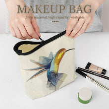 Cargar imagen en el visor de la galería, Neceser de Lino Personalizado con Foto | Bolsa de Maquillaje
