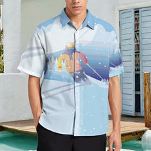 Cargar imagen en el visor de la galería, Camisa Algodón Manga Corta Personalizable Hombre
