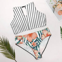 Cargar imagen en el visor de la galería, Bikini Halter Personalizado con Cierre de Lazos (Dos Piezas)
