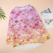 Cargar imagen en el visor de la galería, Camiseta Túnica Manga Larga Bloques de Color | Top Largo para Leggings
