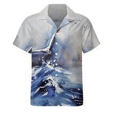 Cargar imagen en el visor de la galería, Camisa Algodón Cuello Cubano Personalizable Manga Corta Hombre
