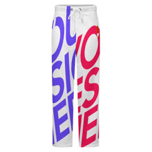 Cargar imagen en el visor de la galería, Pantalones de pijama holgados de felpa para hombre LM071 personalizado con patrón foto texto (impresión de imágenes múltiples)
