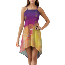 Cargar imagen en el visor de la galería, Vestido Asimétrico Personalizable para Mujer | Diseño High-Low
