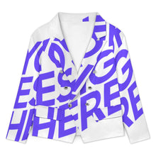 Cargar imagen en el visor de la galería, Chaqueta de traje casual para mujer Z33W personalizado con patrón foto texto (impresión de imagen única)
