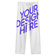 Cargar imagen en el visor de la galería, Pantalón de pijama holgado de felpa para mujer LM218 (Diferentes estampados adelante y atrás) personalizado con patrón foto texto
