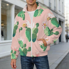 Cargar imagen en el visor de la galería, Fleece Jacket Cactus, Tropical, Pink

