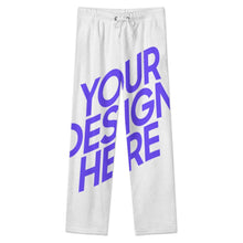 Cargar imagen en el visor de la galería, Pantalones de pijama holgados de felpa para hombre LM217 (Varios estampados delante y detrás) personalizado con patrón foto texto
