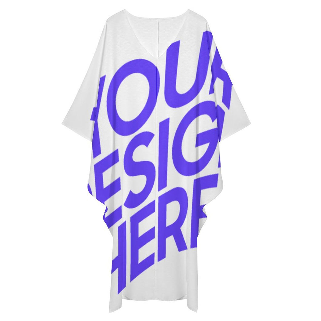 Vestido de Mujer Talla Grande C13Q personalizado con patrón foto texto (Estilo Sencillo)