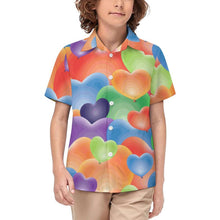Cargar imagen en el visor de la galería, Camisa Infantil Algodón Manga Corta Personalizable
