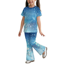 Cargar imagen en el visor de la galería, Conjunto niña de campana personalizable con camiseta manga corta
