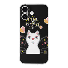 Cargar imagen en el visor de la galería, Mobile Phone Case for Apple IPhone 18 Cat, Heart, Elegance
