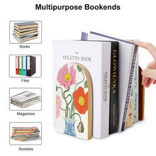 Cargar imagen en el visor de la galería, Sujeta Libros 2 Pares / Oficina Soporte Libros Talla Grande / Sujetalibros Originales / Estanteria de Madera para Escuela Decoración del Hogar BG1613026 Personalizada con Foto Logo Patrón Texto
