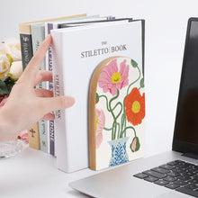Cargar imagen en el visor de la galería, Sujeta Libros 2 Pares / Oficina Soporte Libros Talla Grande / Sujetalibros Originales / Estanteria de Madera para Escuela Decoración del Hogar BG1613026 Personalizada con Foto Logo Patrón Texto
