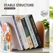 Cargar imagen en el visor de la galería, Sujeta Libros 2 Pares / Oficina Soporte Libros Talla Grande / Sujetalibros Originales / Estanteria de Madera para Escuela Decoración del Hogar BG1613026 Personalizada con Foto Logo Patrón Texto
