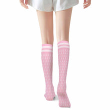 Cargar imagen en el visor de la galería, Calcetines de moda unisex con 2 largos disponibles (46 cm, 60 cm) personalizado con patrón foto texto
