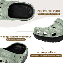 Cargar imagen en el visor de la galería, Zapatos de tacón alto perforados para mujer F52 personalizado con patrón foto texto
