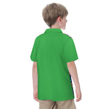 Cargar imagen en el visor de la galería, Camisa infantil de manga corta de algodón puro con cuello cubano SDS012 personalizado con patrón foto texto
