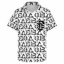 Cargar imagen en el visor de la galería, Camisa de hombre de manga corta con bolsillo B339 personalizado con patrón foto texto (impresión de imágenes múltiples)
