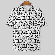 Cargar imagen en el visor de la galería, Camisa de manga corta sin bolsillo para hombre AY005 personalizado con patrón foto texto
