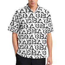 Cargar imagen en el visor de la galería, Camisa de manga corta sin bolsillo para hombre AY005 personalizado con patrón foto texto
