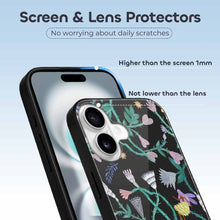 Cargar imagen en el visor de la galería, Funda de vidrio para iPhone 16 de Apple personalizado con patrón foto texto
