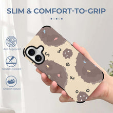 Cargar imagen en el visor de la galería, Funda para móvil de piel sintética para iPhone 16 personalizado con patrón foto texto
