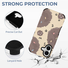 Cargar imagen en el visor de la galería, Funda para móvil de piel sintética para iPhone 16 personalizado con patrón foto texto
