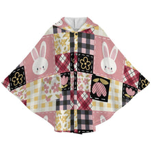 Cargar imagen en el visor de la galería, Manta con capucha para niños RTDP09 personalizado con patrón foto texto (impresión de imágenes múltiples)
