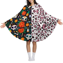 Cargar imagen en el visor de la galería, Manta con capucha unisex NDP08 personalizado con patrón foto texto (impresión de imágenes múltiples)
