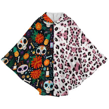 Cargar imagen en el visor de la galería, Manta con capucha unisex NDP08 personalizado con patrón foto texto (impresión de imágenes múltiples)
