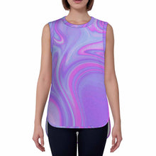 Cargar imagen en el visor de la galería, Camiseta Deportiva de Yoga para Mujer MWL620 personalizado con patrón foto texto (impresión de imagen única)
